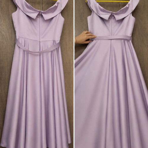 Desiree satin dress like new, lilac, size XL