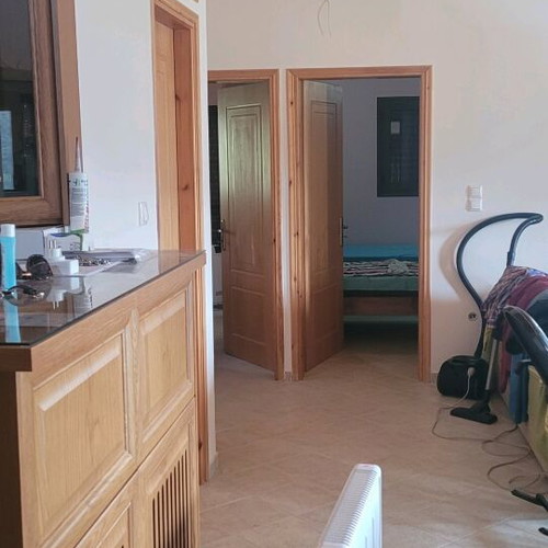 Maisonette furnished with 4 bedrooms, fireplace, garden, view in Ileia