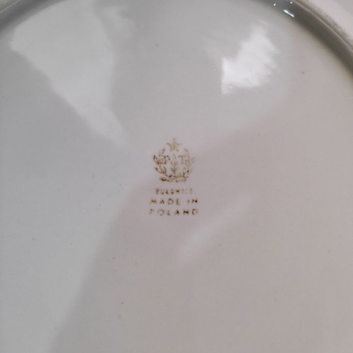 Polish porcelain platter 30 cm used, from 1960
