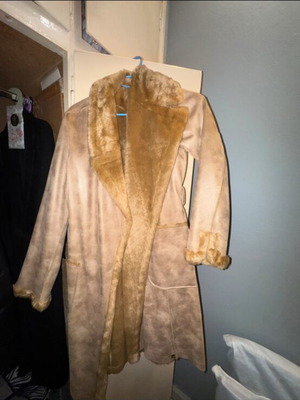 Γούνα διπλής όψεως BSB σαν καινούργια, μπεζ και καφέ, μέγεθος M