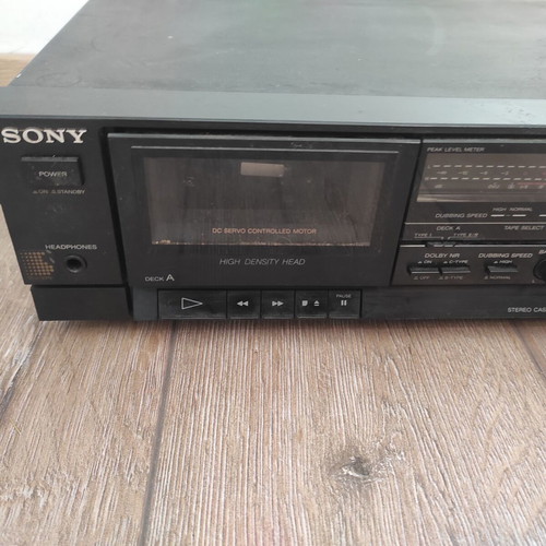 Κασετόφωνο διπλό Stereo Sony TC - W170 μεταχειρισμένο, χρειάζεται service στους ιμάντες