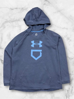 Under Armour Kids Hoodie Sweatshirt used, blue, size Large