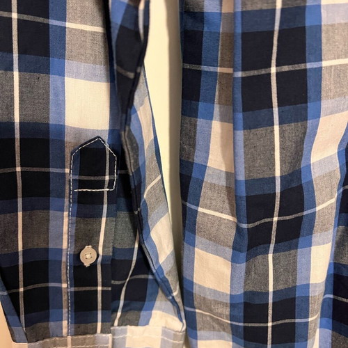 Lee Cooper Men's Checked Shirt Small New With Tags Black Blue
