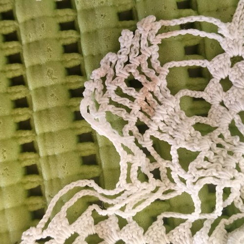 Vintage handmade crochet doilies set of 4, like new