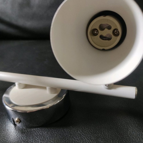 Nova Luche double spot white matte aluminum new
