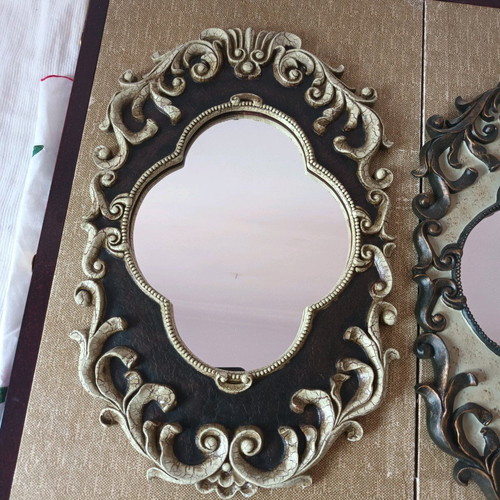 Vintage Decoline New York mirrors set of 2 like new