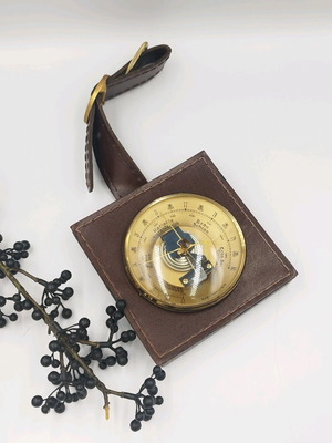 Vintage German wall barometer used