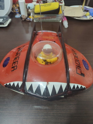 Vintage spaceship from 1950s used