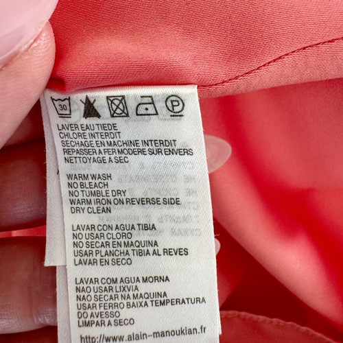 Alain Manoukian Y2K Strapless Spaghetti Straps Cocktail Dress S Pink Black