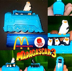 McDonald's Dreamworks Happy Meal 2012 Madagascar 3 The Penguins Skipper Kowalski Rico Private figure