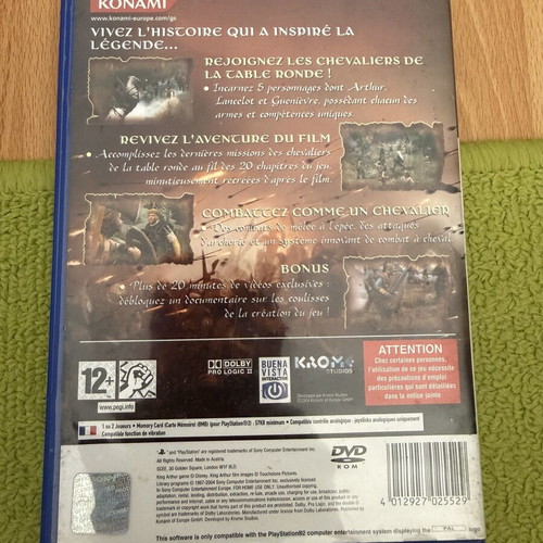 King Arthur PS2 game