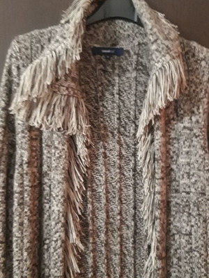 Ζακέτα μακριά καινούρια καφέ μέγεθος M