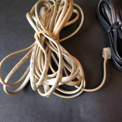 Telephone cables used, pack of 4 pieces