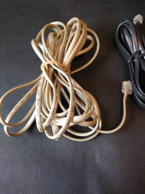 Telephone cables used, pack of 4 pieces
