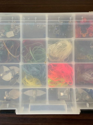 Jewelry materials case used