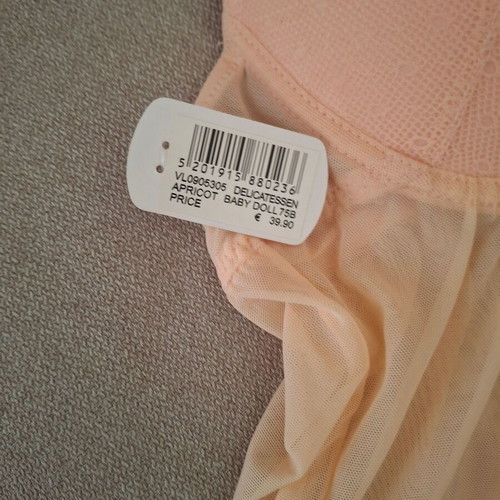 Baby doll new size 75B pink Venus Victoria