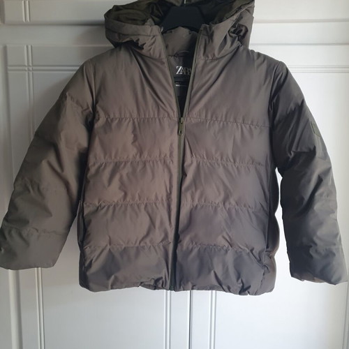 Zara jacket for boy 9 years like new, khaki color, size 134 cm