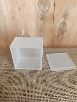 Jewelry display cube stand made of plexiglass like new
