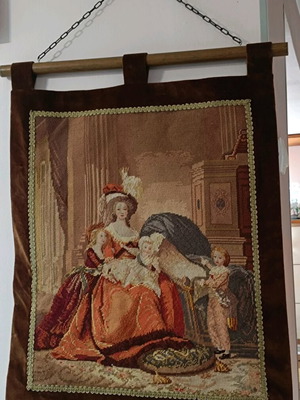 Гоблен Кралица Антоанета с деца употребяван