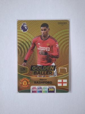 Panini Adrenalyn XL Premier League 2024 Marcus Rashford Golden Baller card new