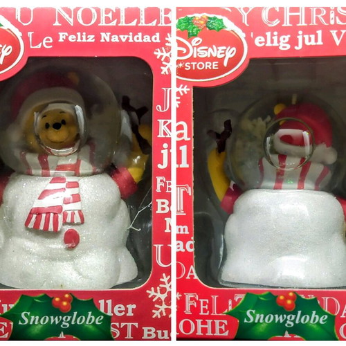 Winnie the Pooh Christmas Snowglobe new from Disney Store