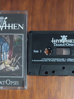 Thyrathen Thanatopsis cassette tape new, black metal