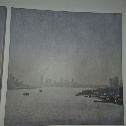Decorative triptych wall art 56x56 cm each piece