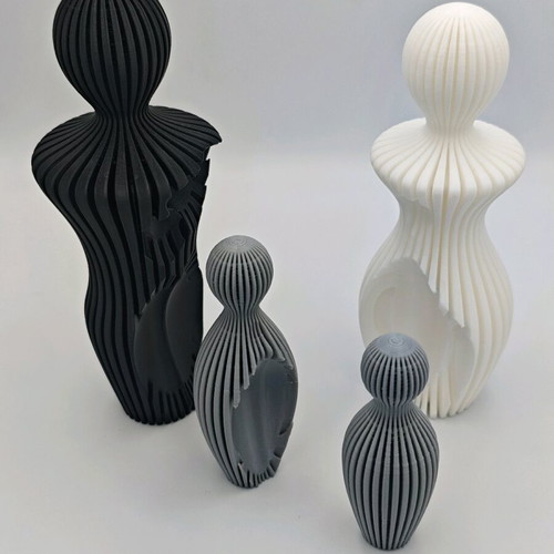 Decorative family figurine new, 3d printed from esun pla + material