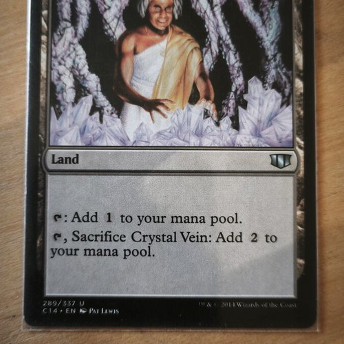 Magic the Gathering Crystal Vein card used