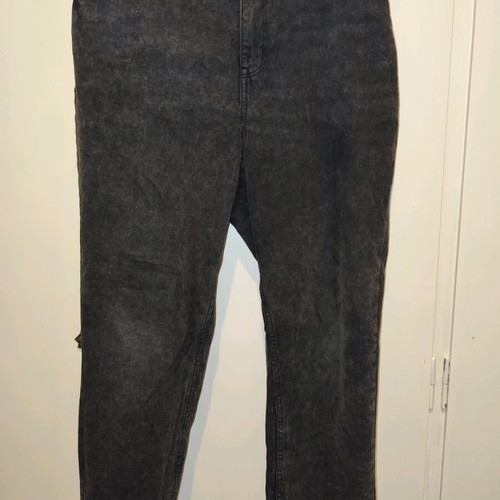 Jean pants black women's EUR 46 XXXL like new