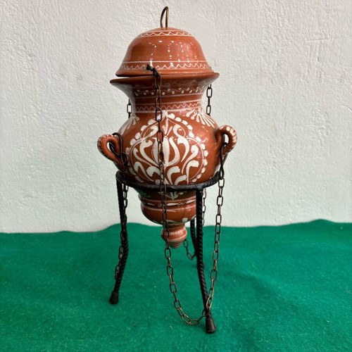 Ceramic Skyros lamp used, beautiful