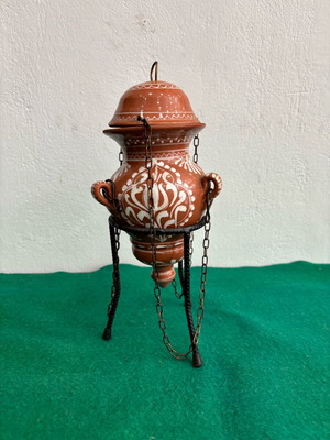 Ceramic Skyros lamp used, beautiful