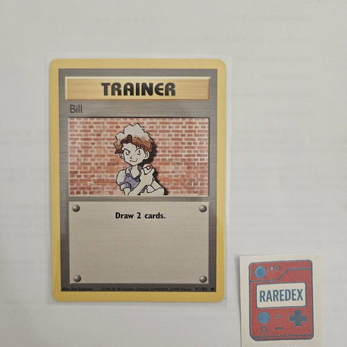 Bill Trainer Card Base Set new