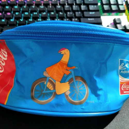 Collectible bag from 2004 Athens Olympic Games Coca Cola like new