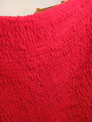 Κουβέρτα χειροποίητη με νήμα puffy alize πλεκτή για διπλό κρεβάτι καινούργιο