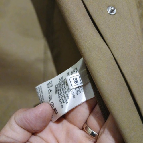 Laurel by Escada women's shirt like new, khaki olive, size 36