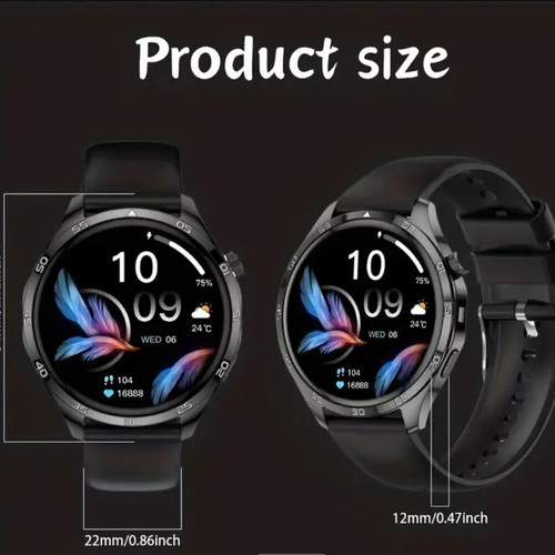 Smart Watch with LED flashlight, UV light, large screen