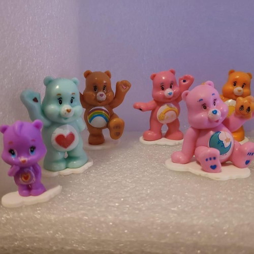 Care Bears collectible figure set of 12, like new