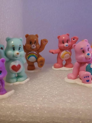 Care Bears συλλεκτικό σετ 12 φιγούρες, σαν καινούργιο