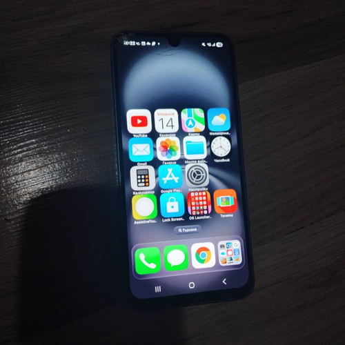 Samsung A17 and A05s mobile phones used, blue