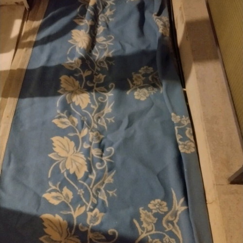 Vintage double-sided wool blanket like new, traditional