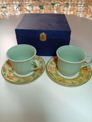 Churchill England Orang coffee set for 2