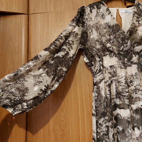 Matis dress like new with transparent sleeves, small size