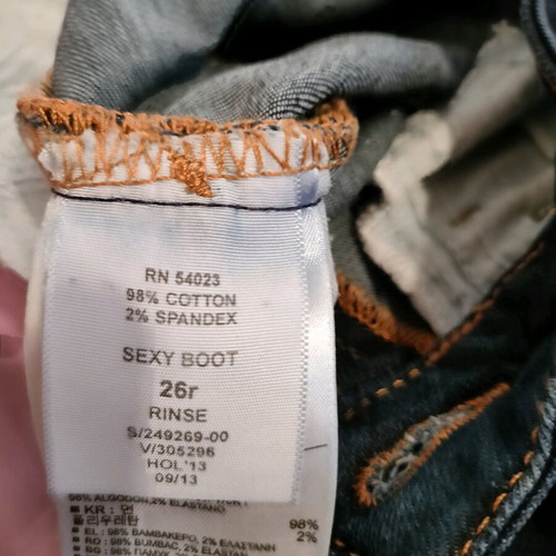 GAP flared jeans size 26 like new, dark blue