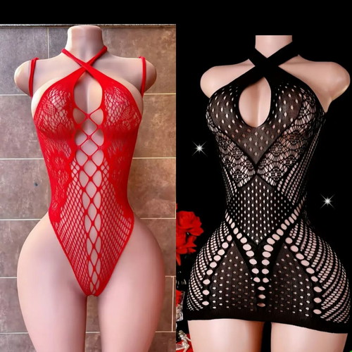 Sexy lingerie set of 2 pieces, new, black and red