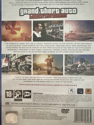 Grand Theft Auto Liberty City Stories PS2 game