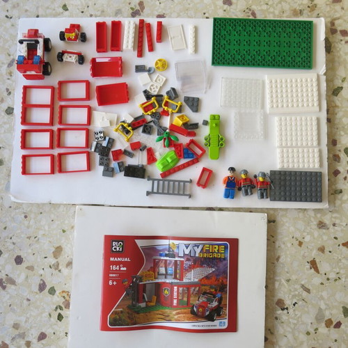 My Fire Brigade Blocki building blocks set used, without box