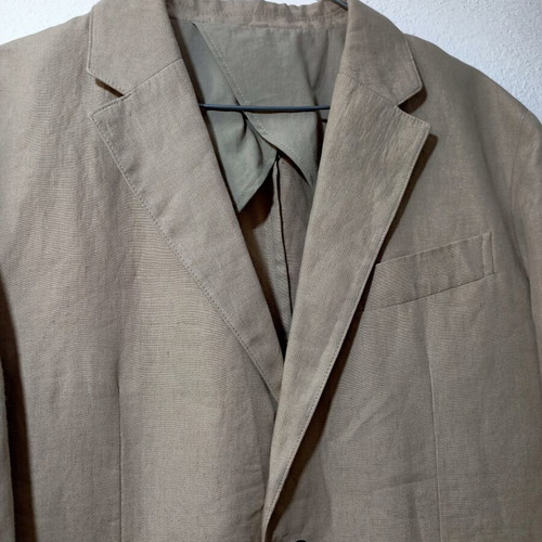 Massimo Dutti linen blazer like new, size 50, beige