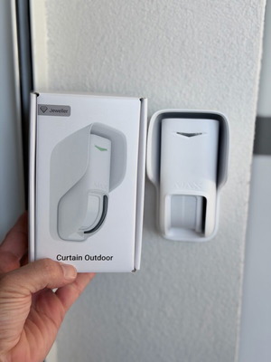 Ajax Curtain Outdoor sensor like new