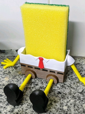 3D print sponge holder Bob SpongeBob new
